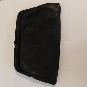 EUC. Vintage black clutch. Made in Italy.